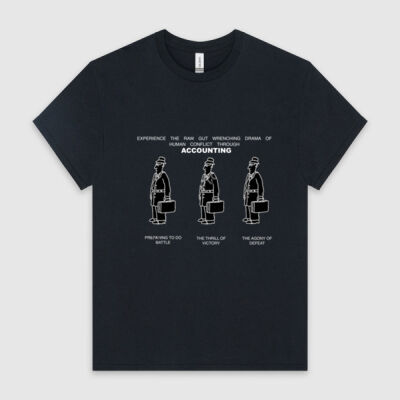  ACCOUNTING satire t-shirt.  Thumbnail