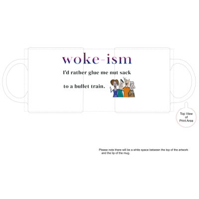 WOKE-ISM satire definition MUG Thumbnail