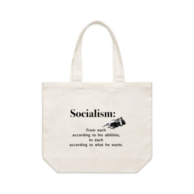 SOCIALISM satire definition bag Thumbnail