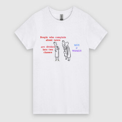TAX FOR EVERYONE satire definition t-shirt Thumbnail
