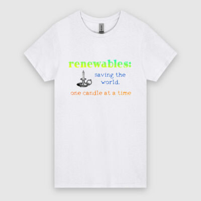 RENEWABLES satire definition t-shirt Thumbnail