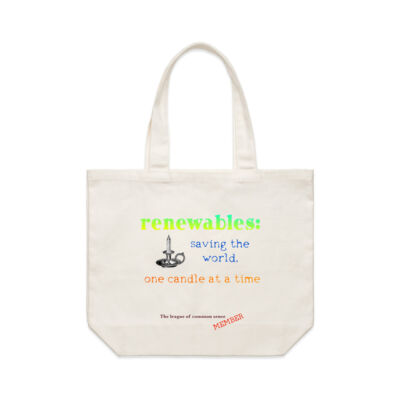 RENEWABLES satire definition bag Thumbnail