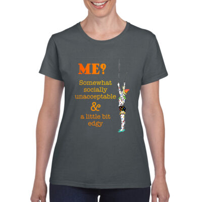 Socially satire: satire definition t-shirt Thumbnail