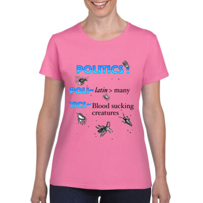 POLITICS: satire definition t-shirt Thumbnail
