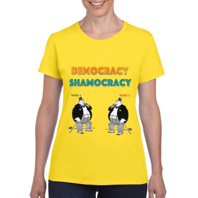 DEMOCRACY : satire definition T SHIRT Thumbnail