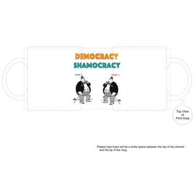 DEMOCRACY : satire definition MUG Thumbnail
