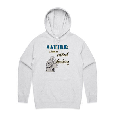 Critical thinking: satire definition hoodie Thumbnail