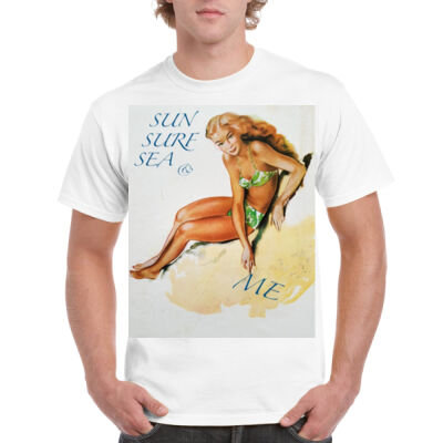 sun, surf, sea & me t shirt Thumbnail