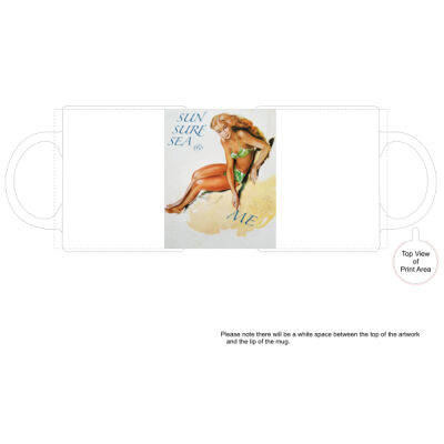 sun, surf, sea & me mug Thumbnail