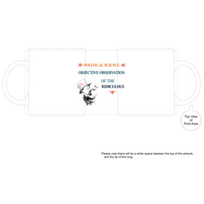political science satire definition mug Thumbnail