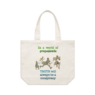 conspiracy satire definition bag Thumbnail